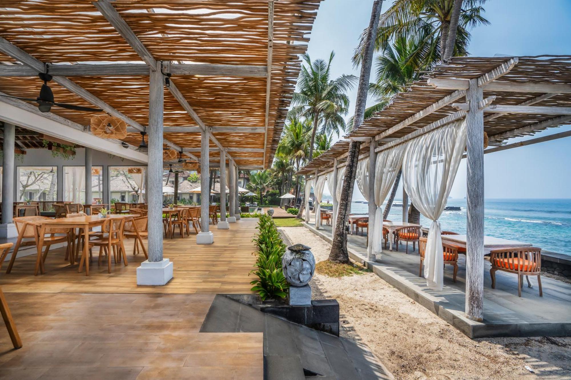 Candidasa Nirwana Beach & Resort מראה חיצוני תמונה The Beach Club