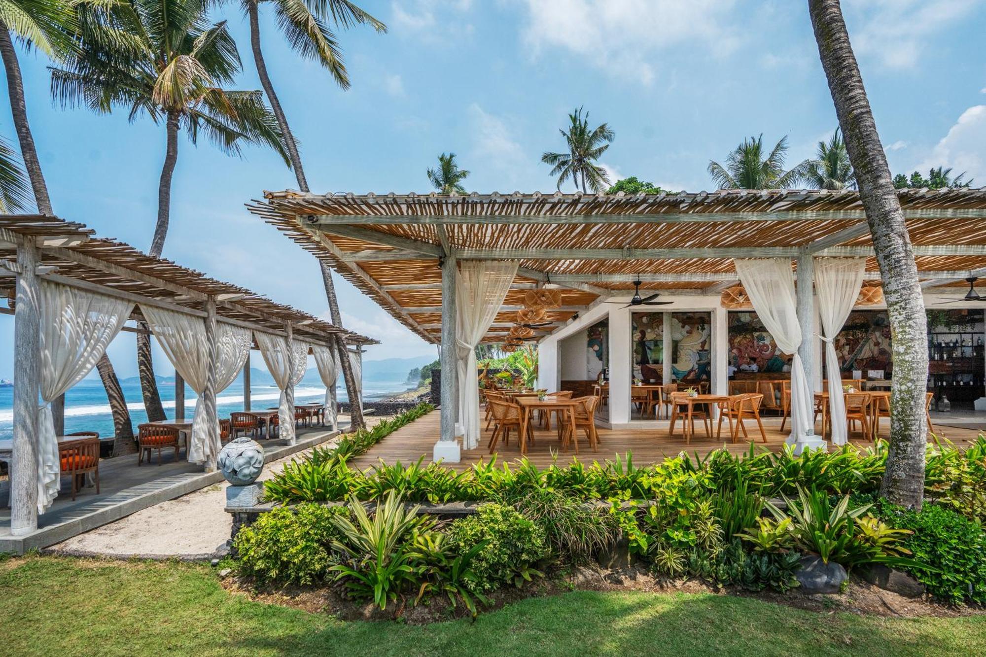 Candidasa Nirwana Beach & Resort מראה חיצוני תמונה The Beach Club