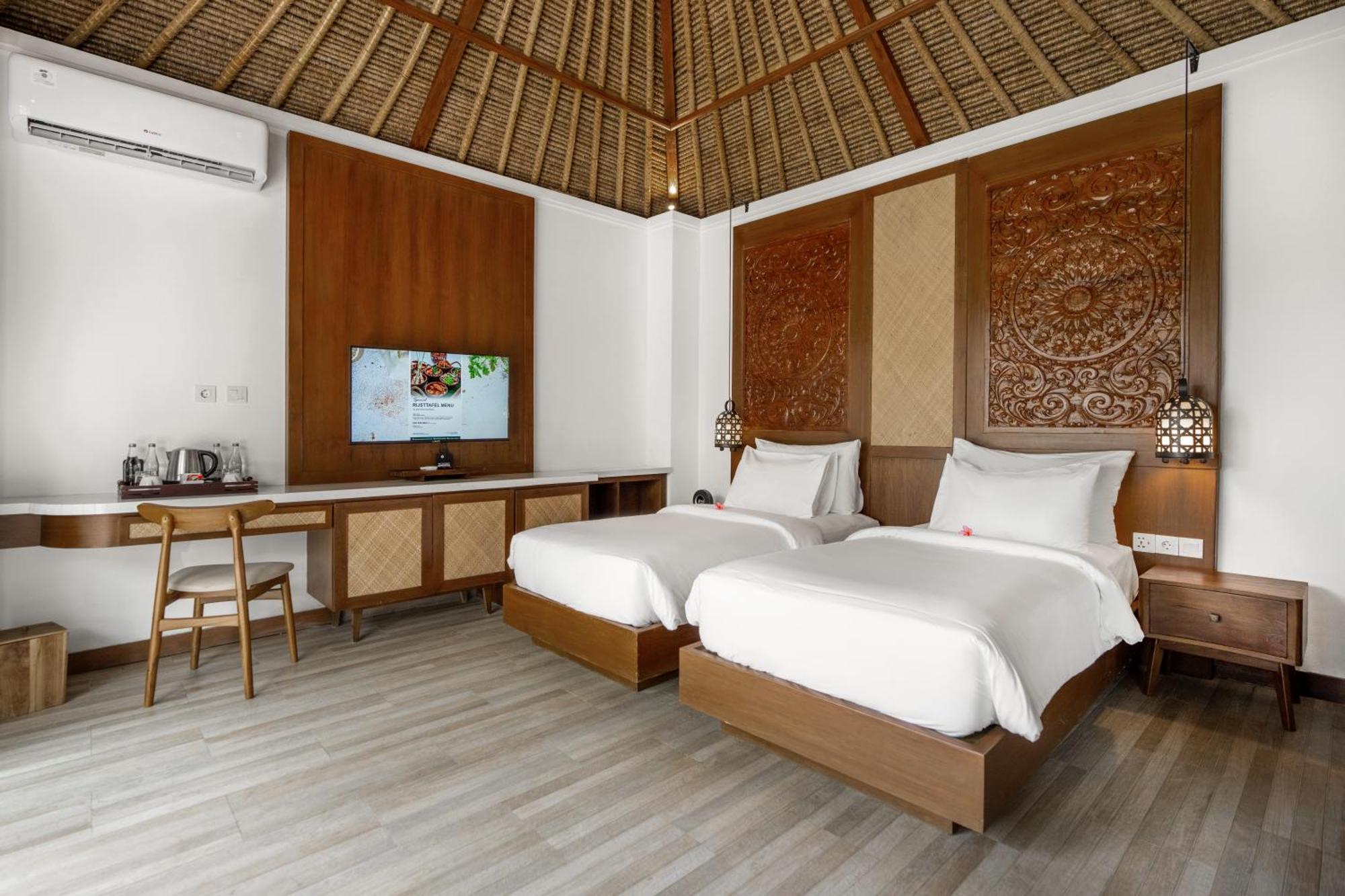 Candidasa Nirwana Beach & Resort מראה חיצוני תמונה Deluxe Beach Villa